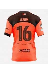 Barcelona Fermin Lopez #16 Jalkapallovaatteet Kolmaspaita 2025-26 Lyhythihainen